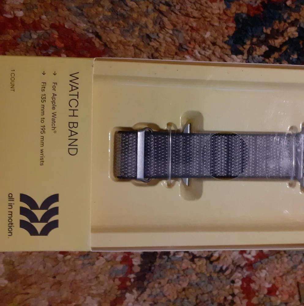 All in Motion Band fits Apple Watch 38/40mm - Determined Blue/Captivating Cream